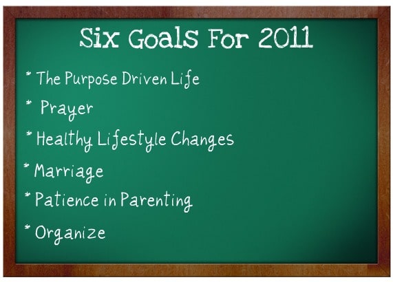 Goals For 2011