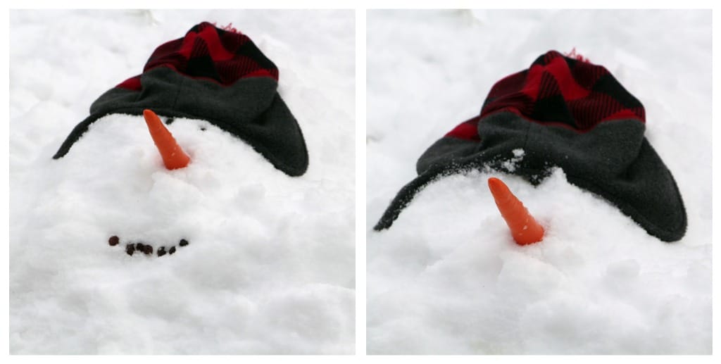 Wordless Wednesday &#8211; Poor Snowman