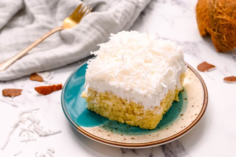 The EASIEST Coconut Cream Cake Made From A Box Mix All Things Mamma