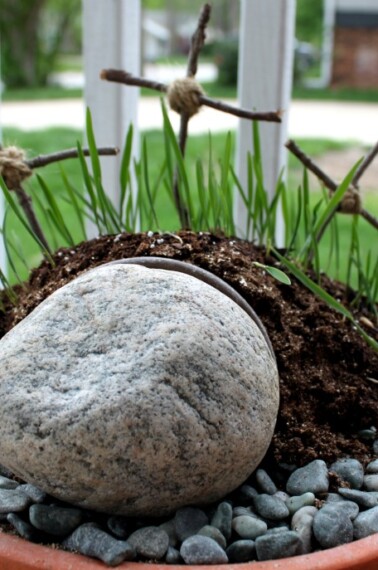 Creating an Easter Garden is a great way to share with your children the real story behind Easter - the death, burial and resurrection of our Lord and Savior.