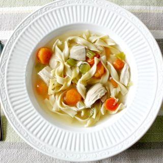 Try this Homemade Chicken Noodle Soup the next time your family is feeling under the weather or if you just need a comforting meal to get you through the rest of the Winter blahs!