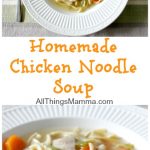 Try this Homemade Chicken Noodle Soup the next time your family is feeling under the weather or if you just need a comforting meal to get you through the rest of the Winter blahs!