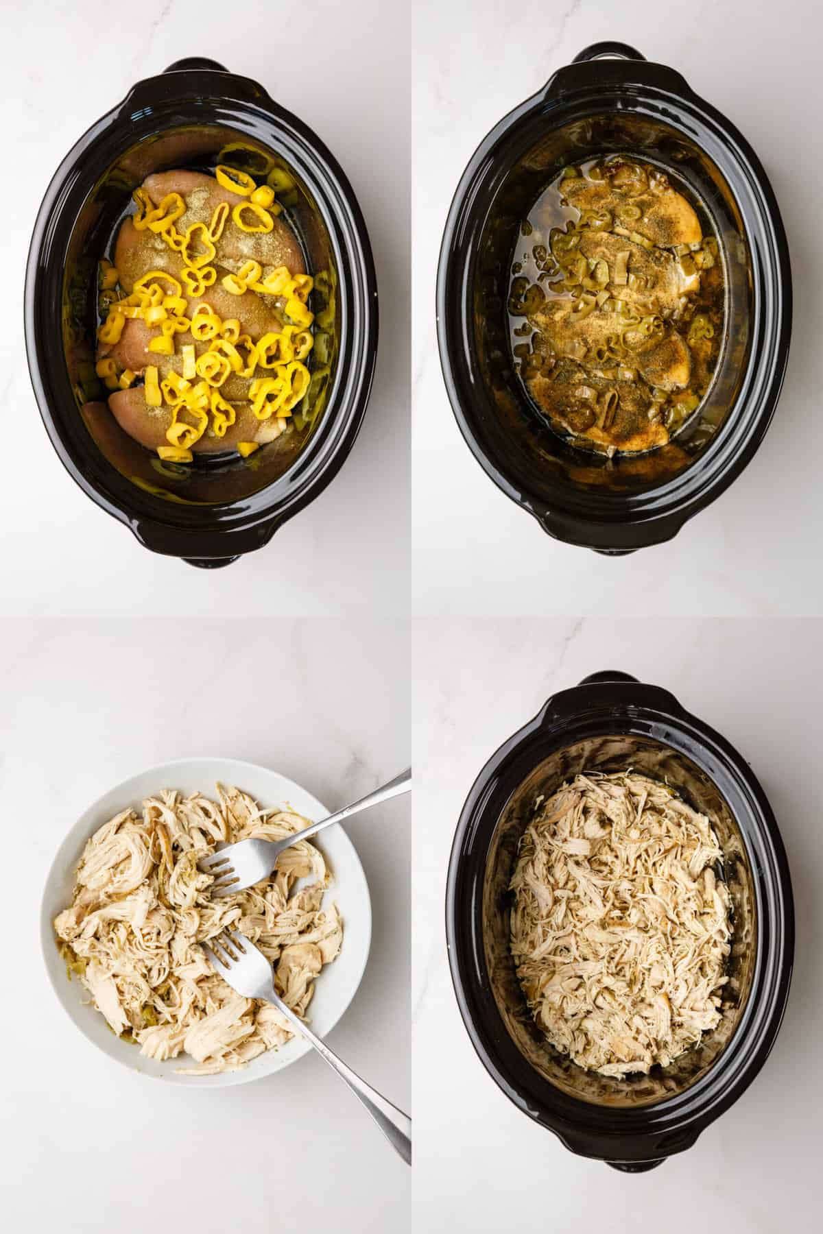 steps to make italian chicken in a slow cooker