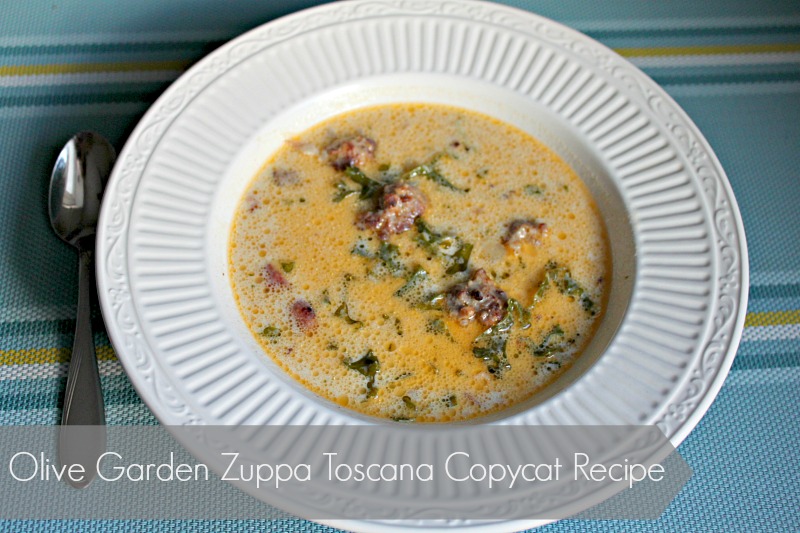 Olive Garden Zuppa Toscana Recipe - One of our favorites! 