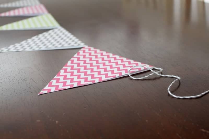 How To Make Paper Bunting Tutorial - All Things Mamma
