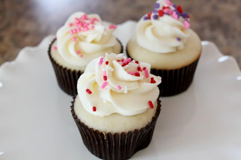 Recipe Girl's White Wedding Cupcakes