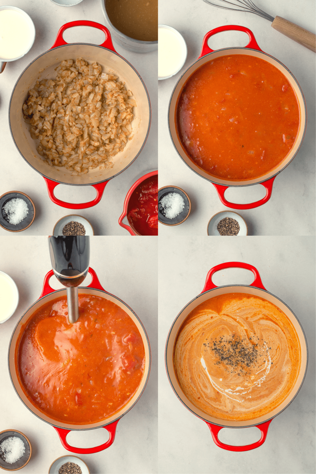 steps to make tomato bisque soup