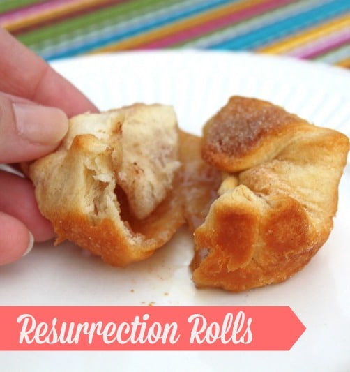 Resurrection Rolls to help teach your children about the empty tomb of Jesus.  