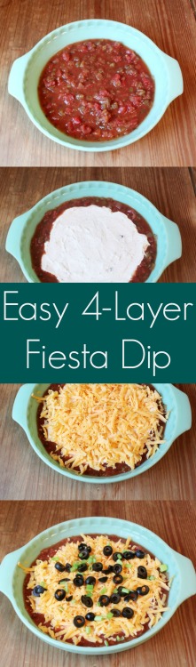 Easy 4-Layer Fiesta Dip
