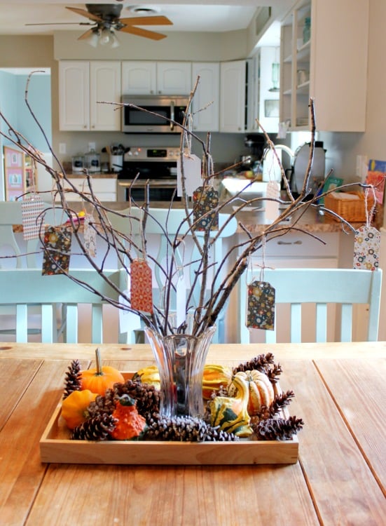 Create A Thankful Tree with your kid's that's sure to fill your heart! 