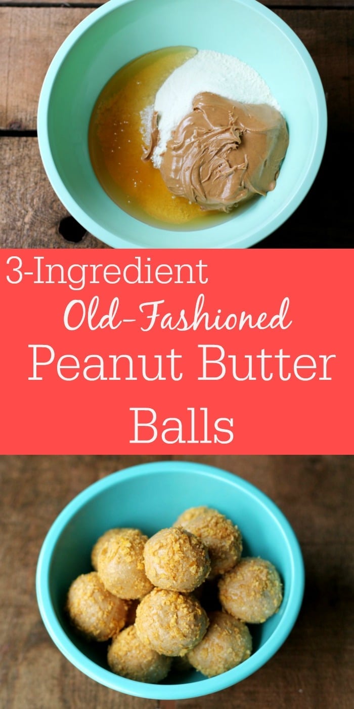No-Bake Old Fashioned Peanut Butter Balls