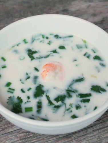 Malaysian Coconut Milk Shrimp Soup