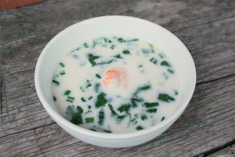 Malaysian Coconut Milk Shrimp Soup