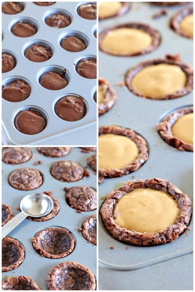 Peanut Butter Cup Brownie steps 