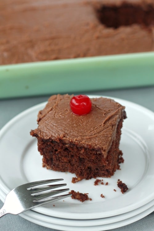 This Old Fashioned Dr. Pepper Cherry Cake will take you back! 