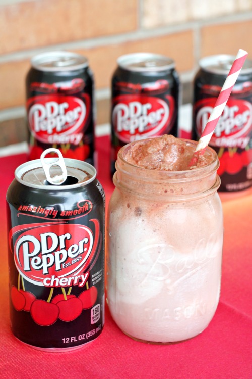 Dr Pepper Cherry Float 