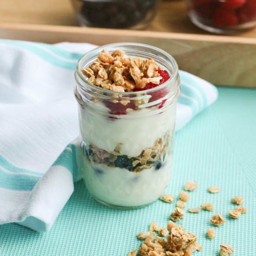 Fresh Berry and Coconut Granola Parfait - All Things Mamma