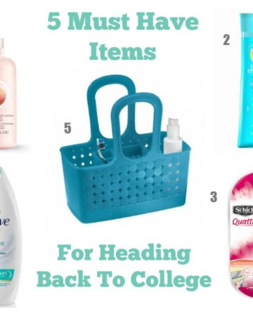 5 Must-Have Bath Items For Heading Back to College