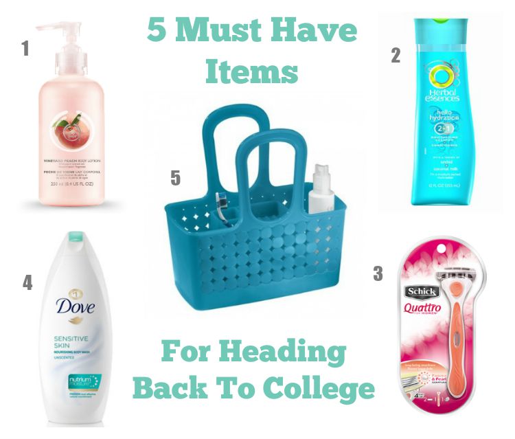 5 Must-Have Bath Items For Heading Back to College 