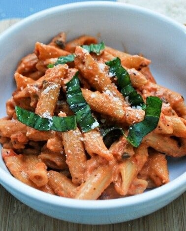 Creamy Tomato and Basil Penne Pasta