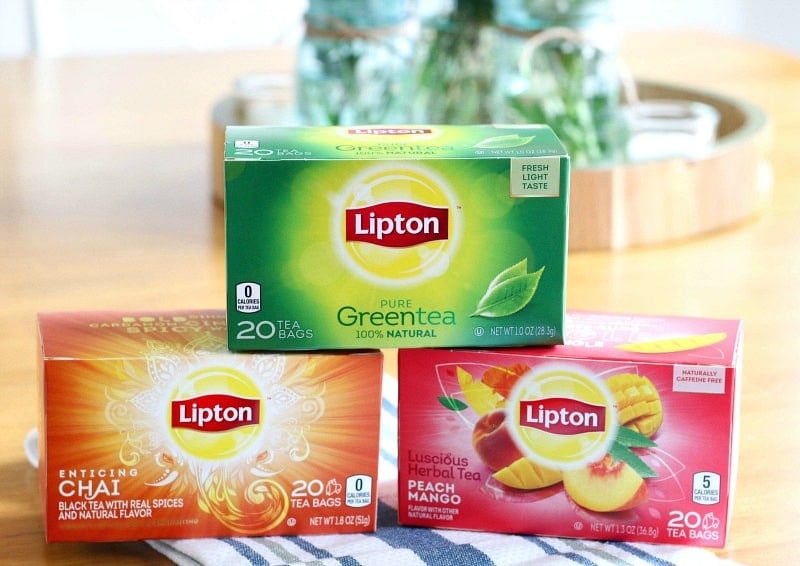 If you're looking for a great way to unwind and recharge each day, try having an afternoon tea time! I have a feeling you'll really look forward to it like I do! And when you do, try the NEW Lipton Tea Flavors that are now available nationwide! 