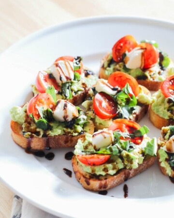 Here's a quick and easy appetizer idea that is perfect for any occasion! Caprese Salad Avocado Toast is one of my new favorites and it will become one of your favorites, too!
