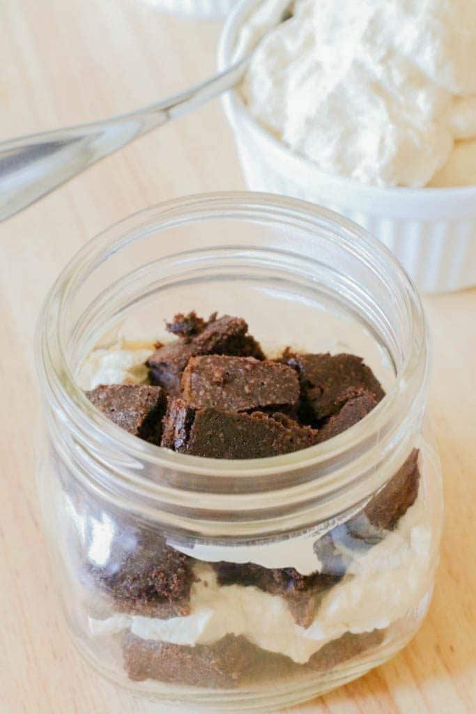 This easy Mocha Brownie Trifle is the perfect easy dessert for all chocolate and coffee lovers! A quick dessert recipe that is to make using instant coffee and a boxed brownie mix!  This easy Mocha Brownie Trifle Recipe has brownies layered with a rich and creamy mocha moose filling.  #trifle #dessert #chocolate #brownies #allthingsmamma | allthingsmamma.com