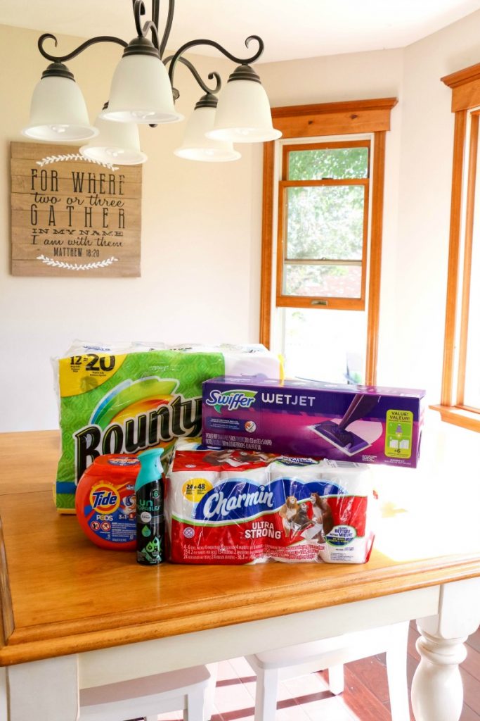 By picking up a few cleaning products at Walmart, you will be ready to go when you move into your new home! 