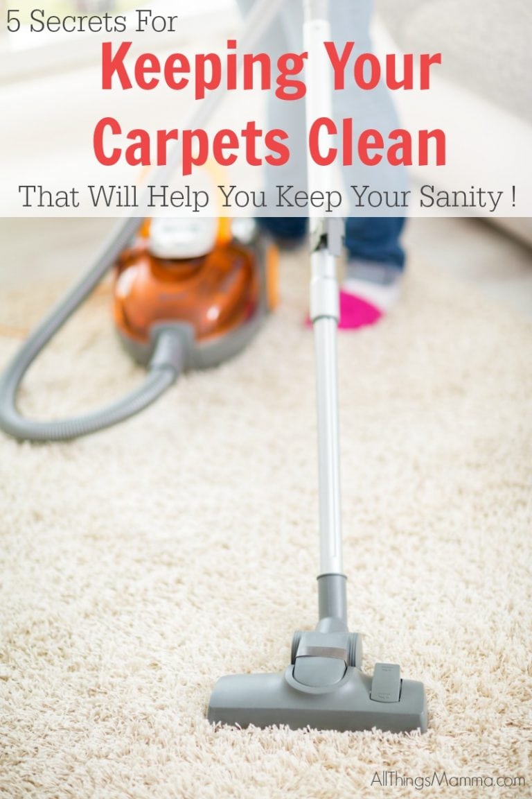 5 Secrets for Keeping Your Carpet Clean That Will Help You Keep Your