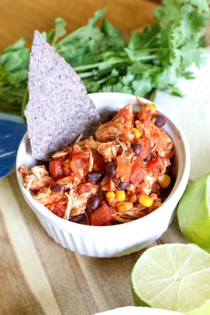  If you're looking for a quick and easy meal, try this amazing Slow Cooker Salsa Chicken for a meal the whole family will love!