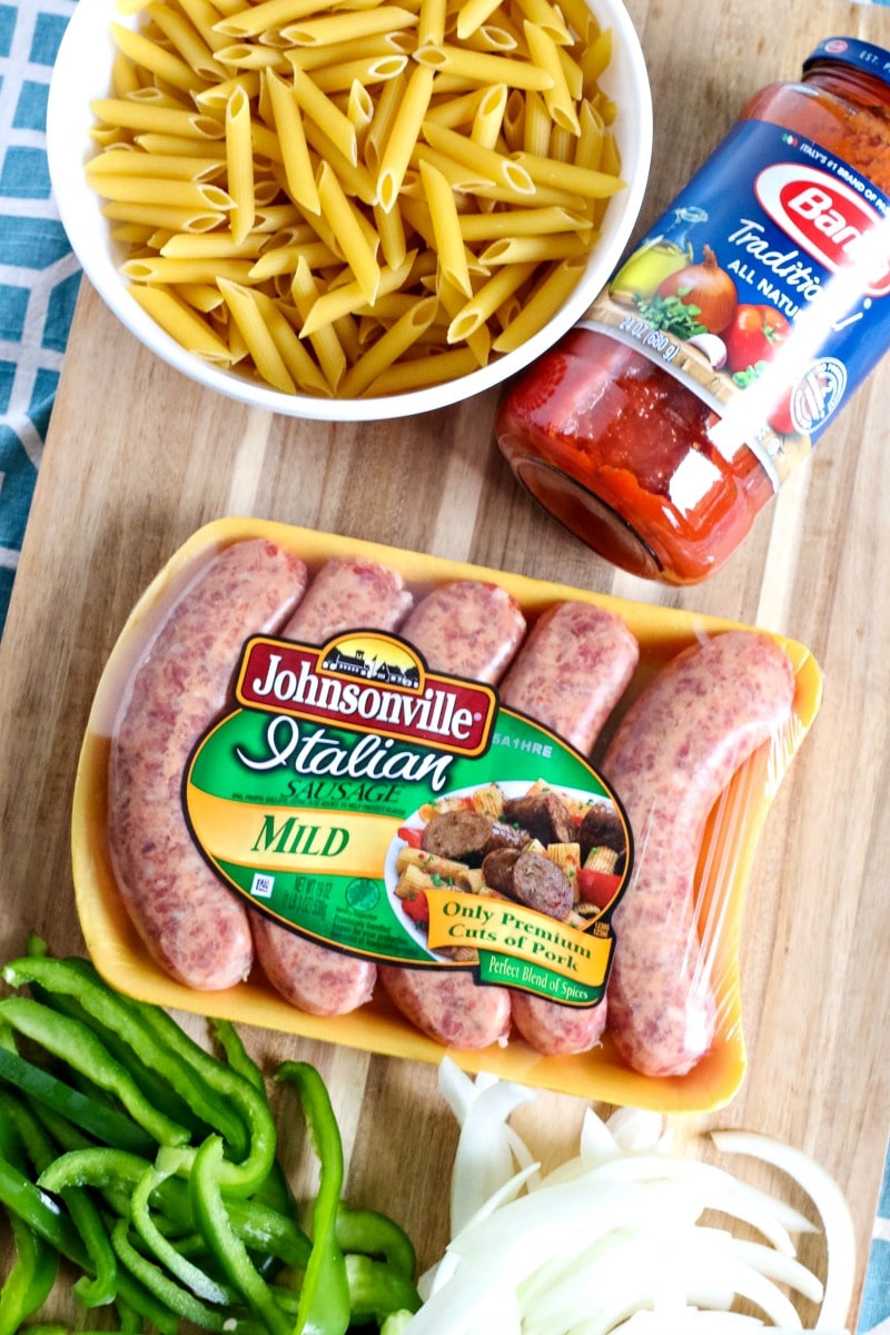 OneSkillet Creamy Tomato Italian Sausage Pasta All Things Mamma