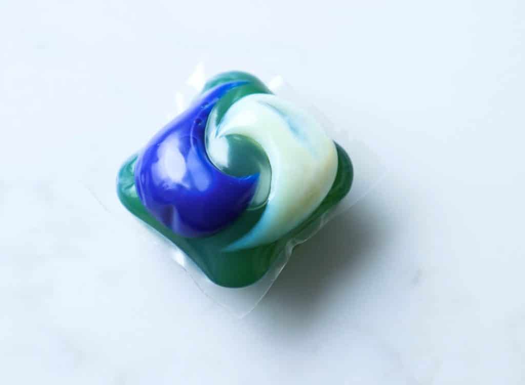 tide pod on a table