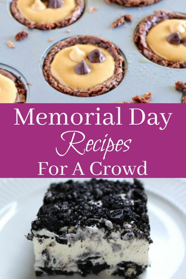 40 of THE BEST Memorial Day Recipes To Feed A Crowd! Picnic favorites!
