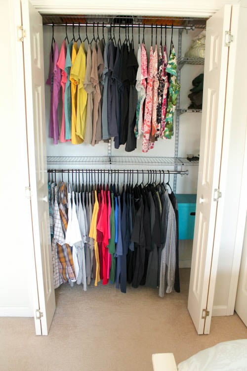 The Secret To Conquering Closet Clutter
