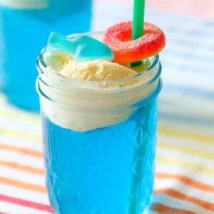 Shark Bait Ice Cream Floats