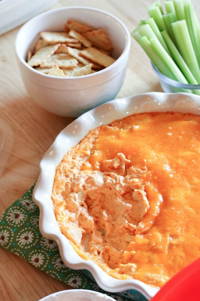 Best Buffalo Chicken Dip (Crockpot + Oven Directions) - All Things Mamma