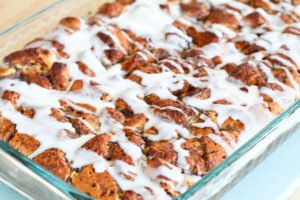 This homemade Cinnamon Roll French Toast Casserole is easy to make and tastes amazing! Here's my review of the Tasty Video on making this yummy casserole in your own home!