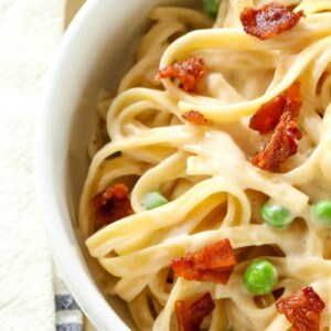 Rich, creamy Fettuccine Carbonara Recipe