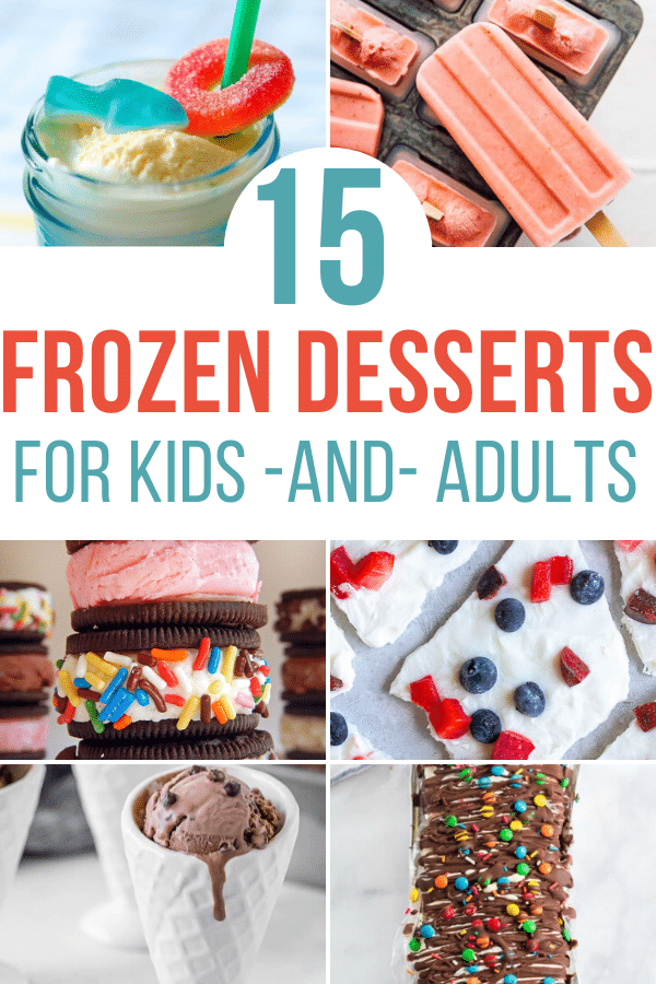 frozen dessert treats for kids 