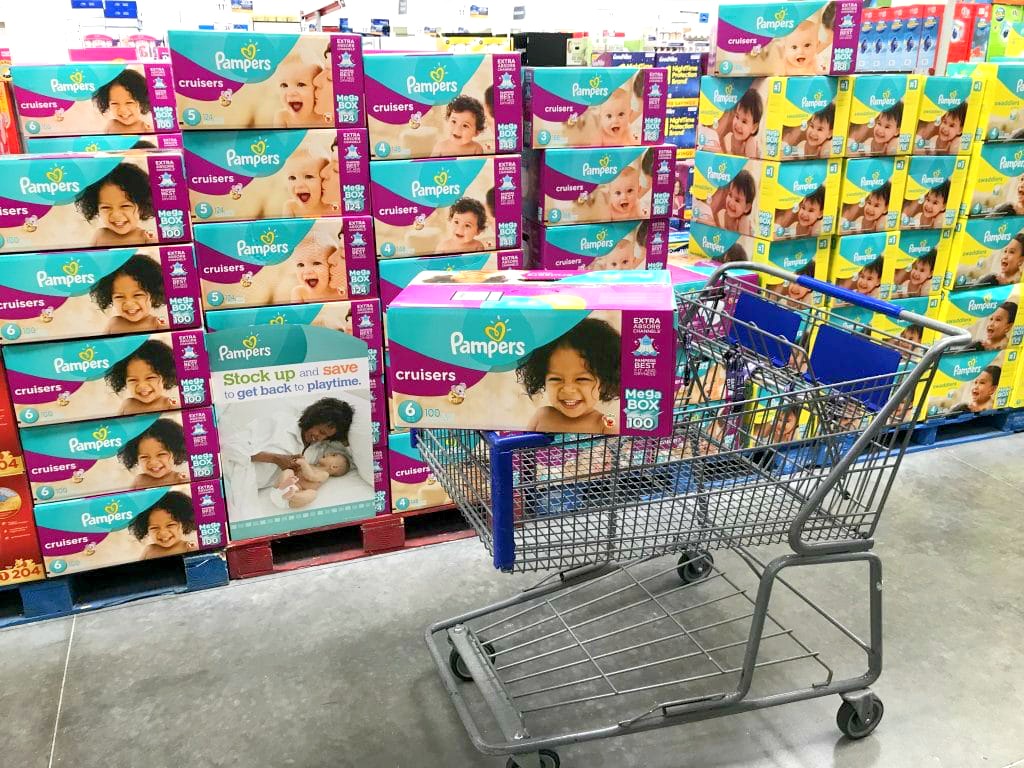 Stock Up on Pampers at Sam&#8217;s Club Right Now