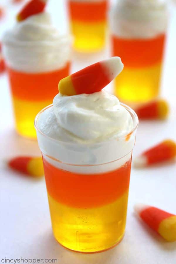 Easy Halloween Treats - Candy Corn Jello