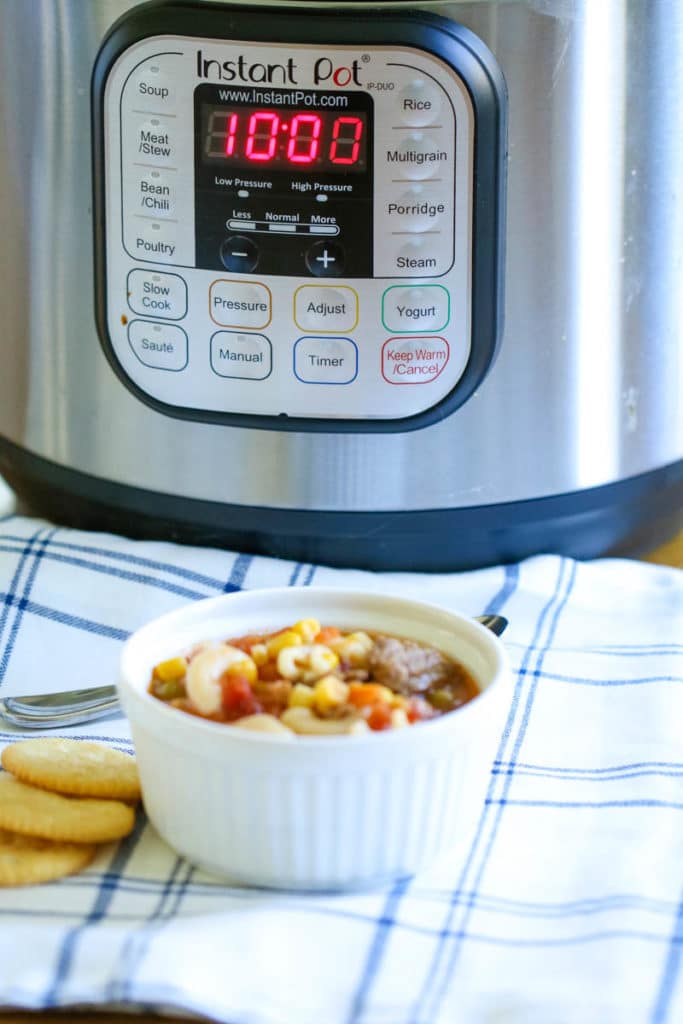 vegetable Soup recipe in the instant pot 