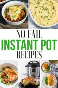 No Fail Instant Pot Recipes
