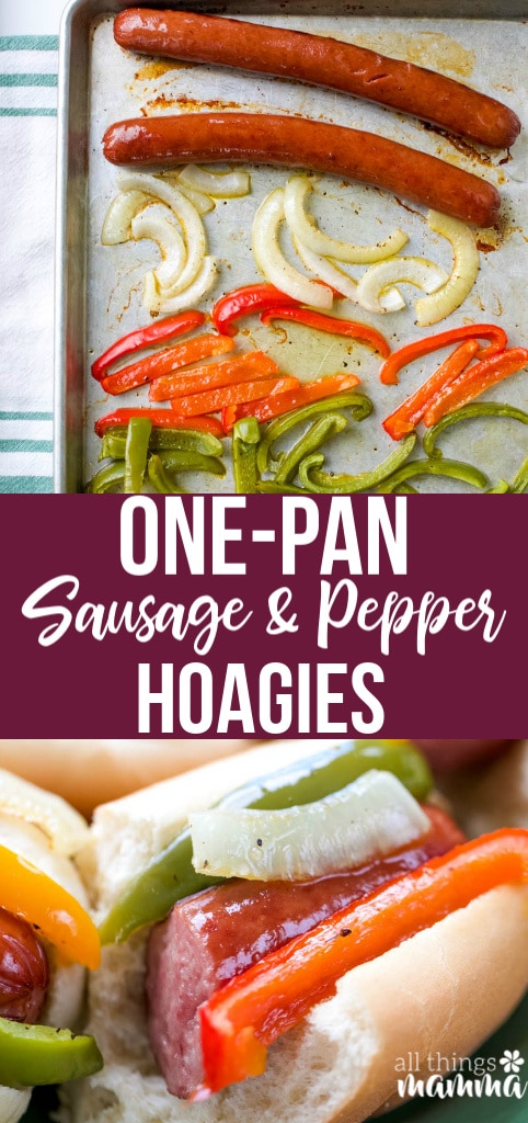 One-Pan Sausage and Pepper Hoagies 