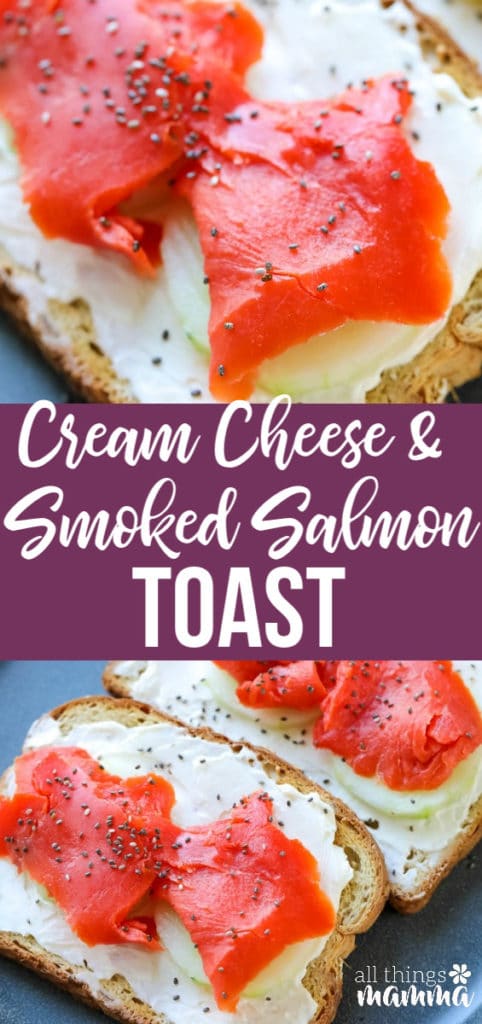 Cream Cheese & Smoked Salmon Toast Recipe 