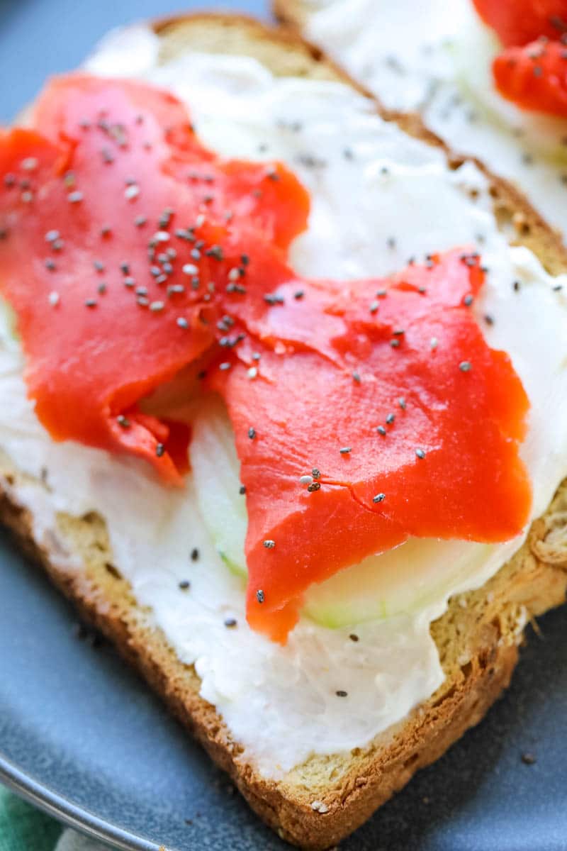 Cream Cheese & Smoked Salmon Toast All Things Mamma