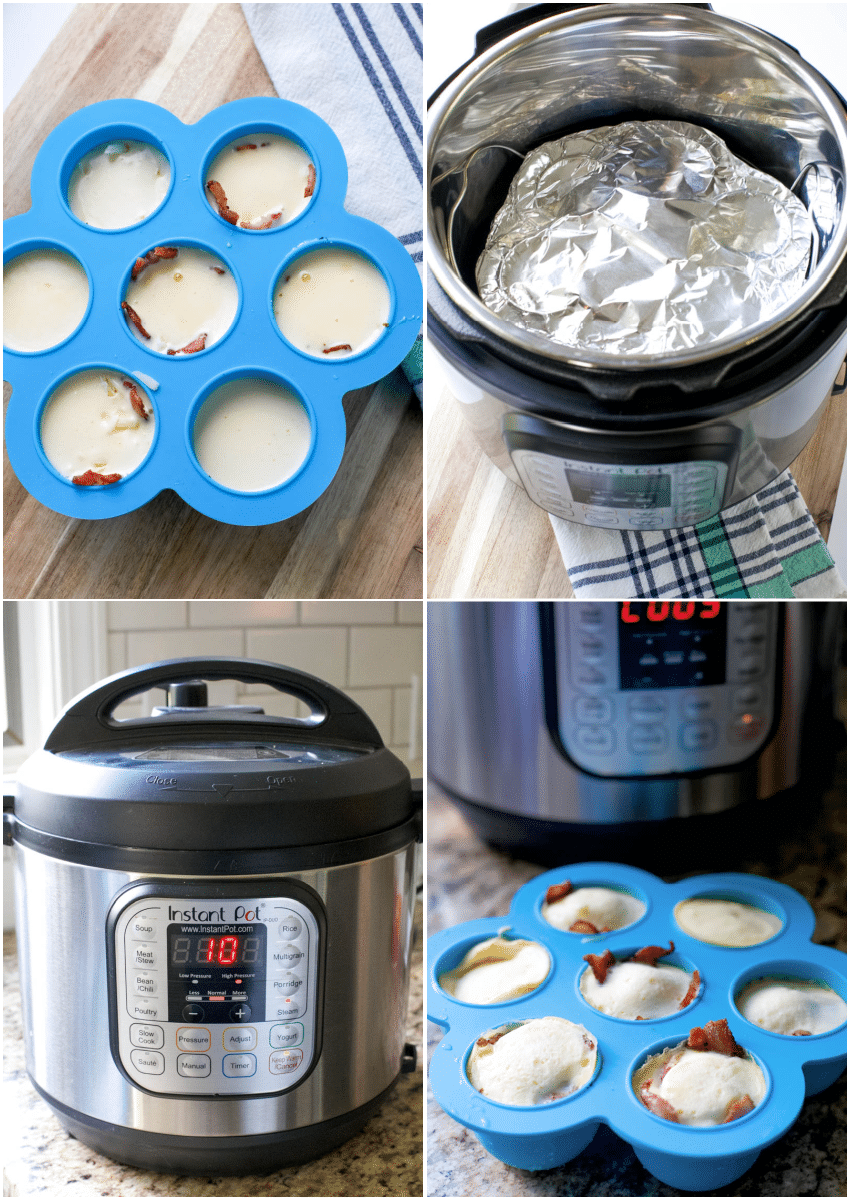 how to make sous vide egg bites in the Instant Pot 
