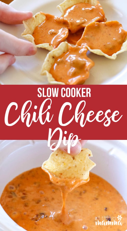 Slow Cooker Chili Cheese Dip 