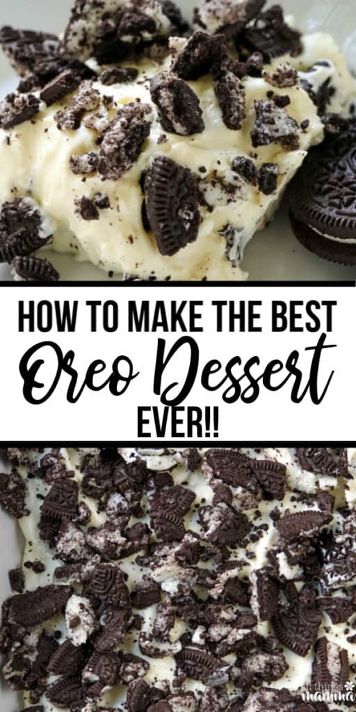 how to make the best oreo dessert ever!