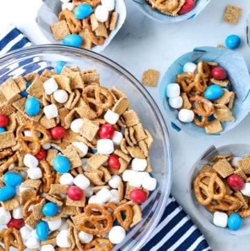 Red White and Blue Trail Mix